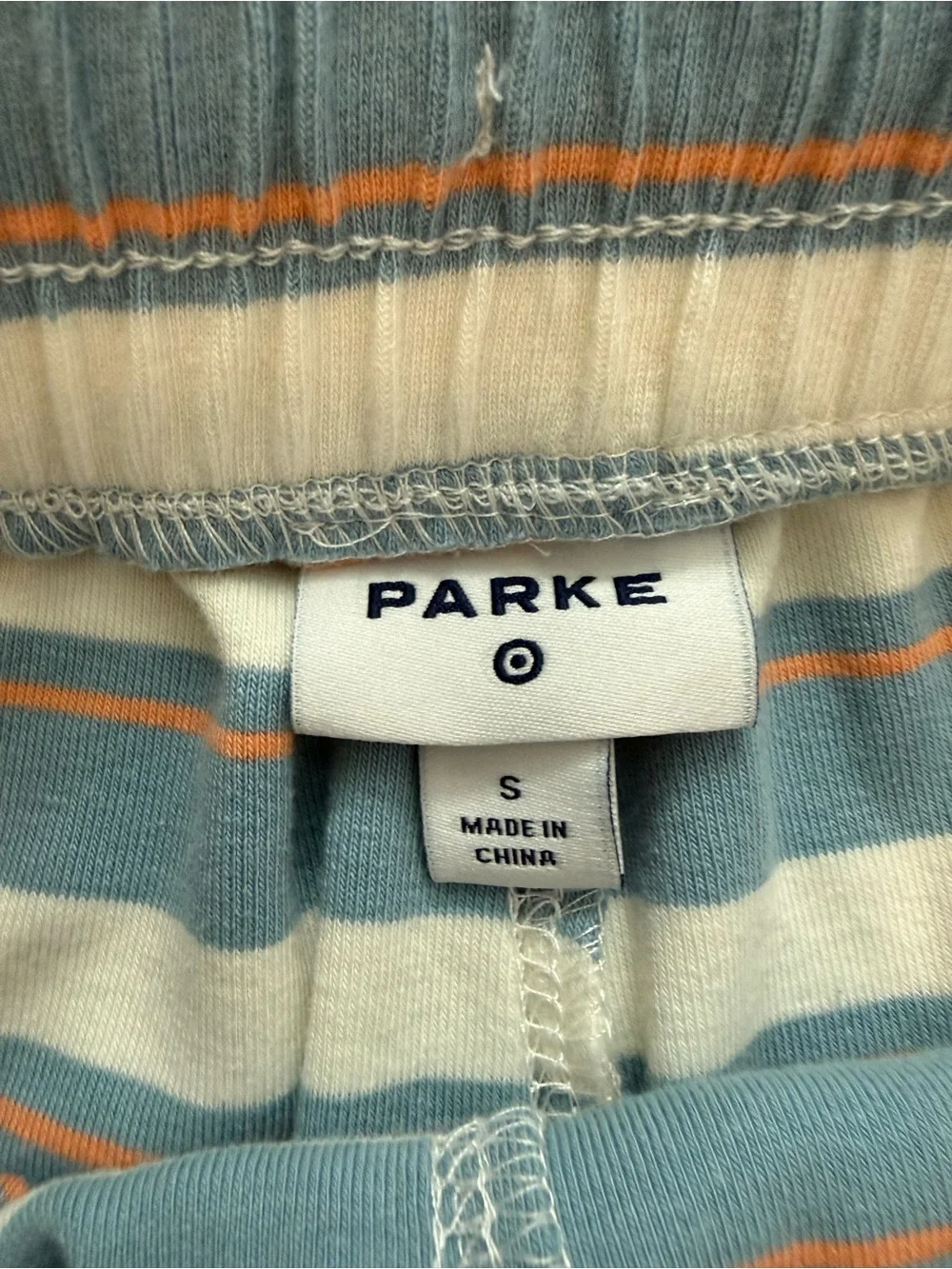 NWT Parke x Target High-Rise Drawstring Stripe Shorts